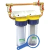 Image de Double filtre 3/4'' BYPASS anti-calcaire avec équerre et cartouche POLAR FD34CBP