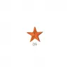 Image de Ecussons Thermocollant Petite Etoile 3 X 3 cm - Mediac(...) - Orange