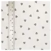 Image de Tissu coton petits coeurs vendu par 50 cm(...) - coeursgris