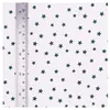 Image de Tissu coton étoilé sur fond blanc vendu au mètre(...) - 21 Bleu canard