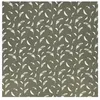 Image de Tissu coton plumes vendu au mètre(...) - feuillekaki