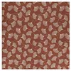 Image de Tissu coton fleurs de pissanlit vendu au mètre(...) - 9470 Rouge