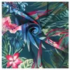 Image de Tissu jersey fleurs roses et bleues vendu au mètre(...) - print003