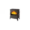 Image de Poêle à bois fonte émaillé 11kw anthracite Godin 366101