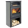 Image de Poêle à bois 11kw gris argent Godin 362115CGRISARG