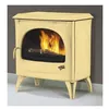 Image de Poêle à bois fonte 10,5kw beige Godin 388113SAHARA
