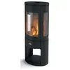 Image de Poêle à bois fonte 7kw noir Godin 411106noir