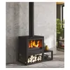 Image de Poêle à bois 7kw noir Godin 411108anth