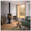 Image de Poêle à bois 8.5kw noir Godin 388145ANTH