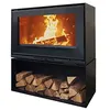 Image de Poêle à bois fonte 10kw noir Godin 411203PEINTANTHRACITE