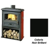 Image de Poêle à Bois Godin Eco 2 363107 Noir Brillant