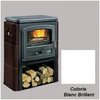 Image de Poêle à Bois Godin Eco 2 363109 Blanc Brillant