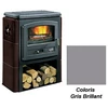 Image de Poêle à Bois Godin Eco 2 363109 Gris Brillant
