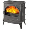 Image de Poêle à bois fonte 11kw noir Godin 366201PEINTANTH