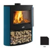 Image de Poêle à Bois Godin Coggia Sur Bucher 388245 Noir