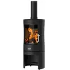 Image de Poêle à bois 8kw noir Godin 388154ANTH