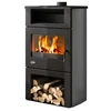 Image de Poêle à Bois Godin Grand Chinon 2 363116 Email Gris Anthracite