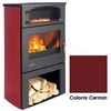 Image de Poêle à Bois Godin Grand Chinon 2 363117 Chrome Carmin