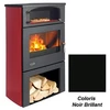 Image de Poêle à Bois Godin Grand Chinon 2 363117 Chrome Noir Brillant