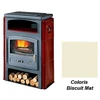 Image de Poêle à Bois Godin Eco 2 363114 Ceramique Biscuit Mat