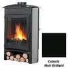 Image de Poêle à Bois Godin Brulhaut 2 364132 Noir Brillant