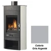 Image de Poêle à Bois Godin Biodesign 3 369160 Gris Argenté