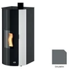 Image de Poêle à Granulés Godin Lurus 2 493104 Gris Platine 6 Kw