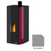 Image de Poêle à Granulés Godin Trana 2 493106 Gris Platine 6 Kw