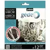 Image de Feuilles effet miroir Gédéo - Argenté - 12 pcs