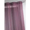 Image de Home Maison HM6923305 Voilage Tissé/Fileté à Grande Largeur Polyester Prune 140 x 240 cm