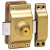 Image de Verrou SUPER-SURETÉ cuirasse double entrée sans bille bronze - BRICARD - 3388.000