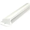 Image de Grille extérieure auto-réglable hauteur 35mm longueur 375mm blanc - RENSON - 10434