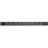 Image de Grille plat interieur simple 375 x 20 mm brun RENSON 00478203