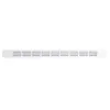 Image de Grille plat interieur simple 475x20mm blanc - RENSON - 10439
