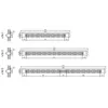 Image de Grille plat interieur simple 475x20mm noir - RENSON - 17372