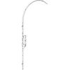 Image de Crémone à larder EUROPA axe 40 mm 3 galets têtière 18 mm Longueur 2500 mm FERCO 6-33168-03-0-1