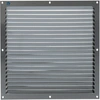 Image de Grille estampée 436 largeur 300 mm hauteur 300 mm anodisé argent RENSON 10870