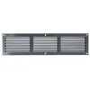 Image de Grille estampée 436 Renson 400 x 100 mm anodisé argent
