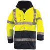 Image de Parka polyester 4 en 1 HI-VIZ HI-WAY jaune/gris T2XL - EURO PROTECTION - 70593