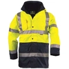 Image de Parka polyester 4 en 1 HI-VIZ HI-WAY jaune/gris T2XL EURO PROTECTION 70593