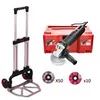 Image de Meuleuse d'angle MH13-125 avec 60 disques + diable pliant 70 kg Hanger