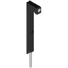 Image de Verrou applique à clés + tige en inox L500mm laqué noir RAL9005S LA CROISEE DS DS6972-013