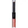 Image de L'Oréal Paris, Rouge à lèvres + gloss, Infaillible 2-Step (404 Corail Constant)