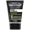 Image de L'Oréal Paris, Nettoyant pour le visage, Men Expert Pure Carbon (Gel nettoyant, 100 ml)