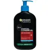 Image de Garnier, Nettoyant pour le visage, Gel nettoyant contre les points noirs (Charcoal Cleansing Gel) 250 ml (Gel nettoyant, 250 ml)