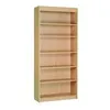 Image de Bibliothèque haute 200x90 cm de bureau hêtre - blocs tiroirs et portes battantes en option - hêtre - nc