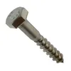 Image de Boite de 100 vis à bois ACTON Tête hexa - Inox A2 - DIN 57 - Ø8 x 60 mm - 623048X60