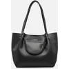 Image de Sac cabas épaule Zippée Foulonné Double par Lancaster Noir T.U Sacs