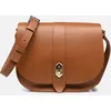 Image de Sac besace A rabat avec fermoir Top Doub par Lancaster Marron T.U Sacs
