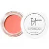 Image de It Cosmetics, Fard à joues, Glow with Confidence Sun Cream Blush Blendable Buildable Blush Bronzer Pop Sun-Blushed (Bronzé, Fard à joues soleil, Léger Moyen, Sun Blossom)